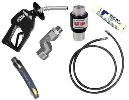 Catlow Diesel Truck Stop Nozzle Complete Hanging Hardware Hose Kit w/Reconnectable Magnetic Breakaway