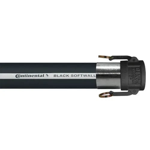 Continental ContiTech Black Softwall 4 in. 50 PSI Hose Assemblies w/ Part C Female Couplers