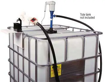 Liquidynamics 120V AC DEF Economical Pump System w/ Manual Nozzle for Tote Tank