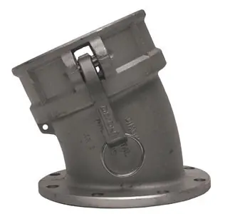 Dixon 4 in. Aluminum 22 1/2 Degree Angle Coupler x TTMA Flange