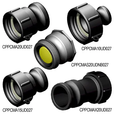 2 in. S60X6 Female Buttress x Part A Camlock Male Adapter