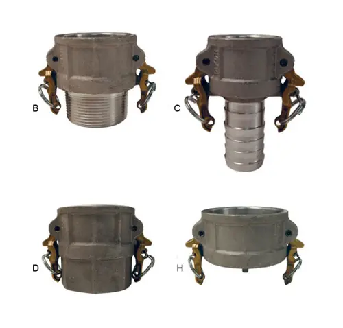 Dixon 4 in. Aluminum Boss-Lock Cam & Groove Couplers