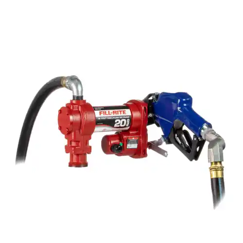 Fill-Rite FR4210HARC 12V DC Arctic Transfer Pump w/ Nozzle - 20 GPM