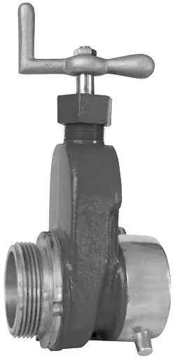 Access Hose Brass Hydrant Gate Valve w/ PTFE Seals