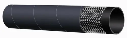Kuriyama T254AA Alfagomma 8 in. x 50 ft. 150 PSI SBR Water Discharge Hose - Hose Only