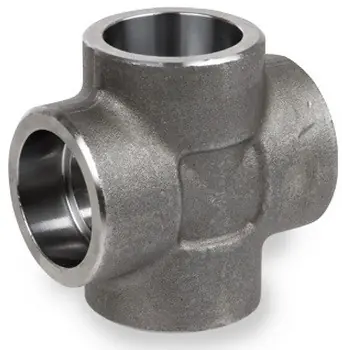 Smith Cooper 3000# Forged Carbon Steel 1 1/2 in. Cross Fitting - Socket Weld - Fig. 52X 3
