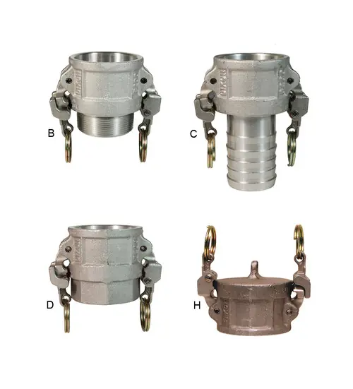 Dixon 3 in. Aluminum Dixon EZ Boss-Lock Cam & Groove Couplers