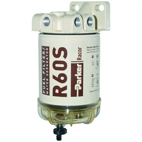 Racor 600 Series 60 GPH Diesel Spin-On Fuel Filters - 2 Micron