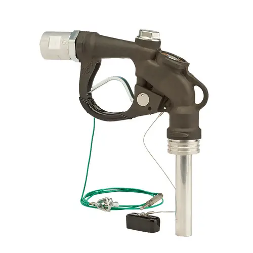 Husky Falcon 1 1/2 in. FNPT Manual Quick Disconnect Overwing Aircraft Fueling Nozzle w/ Round Spout