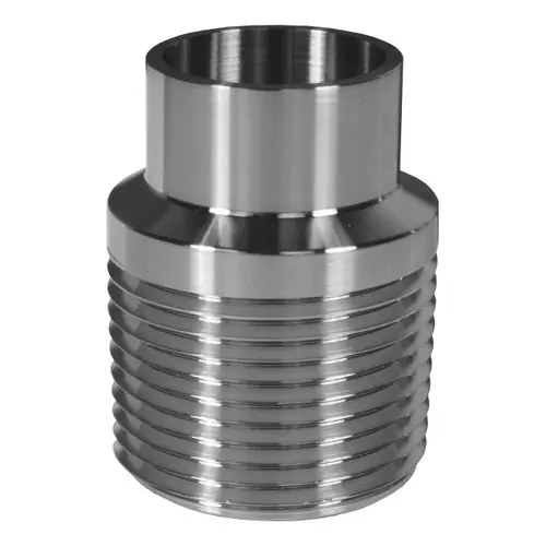 Dixon Sanitary B19WB Series Unpolished 316SS Male NPT x Weld End Adapters