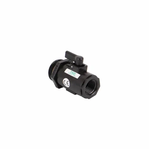 Banjo Poly Micro Valve 1/2 in. Female NPT x 1 in. Male NPT