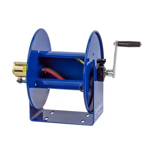 Coxreels 100W Series Welding Hand Crank Hose Reel - Reel Only - 1/4 in. x 100 ft.
