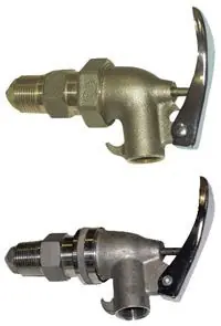 Vestil 3/4 in. NPT Brass & Stainless Drum Faucets