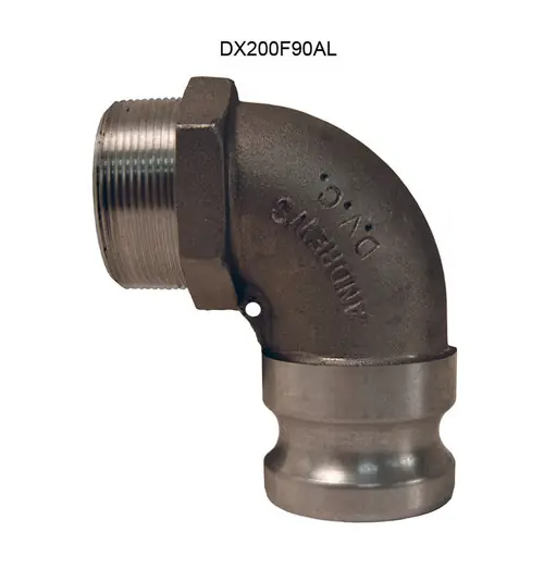 Dixon Aluminum Male Adapter x Male NPT 90° Elbows
