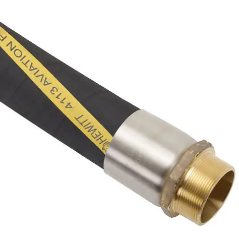 Hewitt 4113 1 1/2 in. Aviation Fueling Hose Assemblies w/ MxM NPT Ends