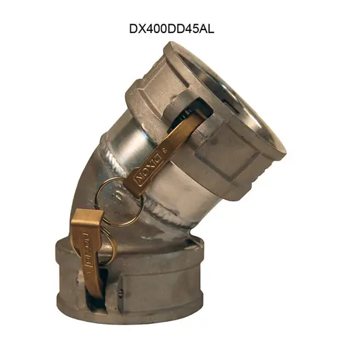 Dixon Aluminum Female Coupler x Female Coupler 45° Elbows