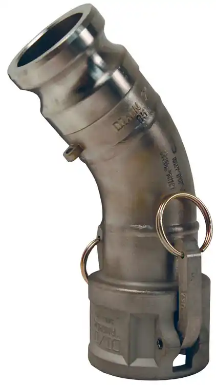 Dixon Stainless Steel Male Adapter x Female Coupler 45° Elbows
