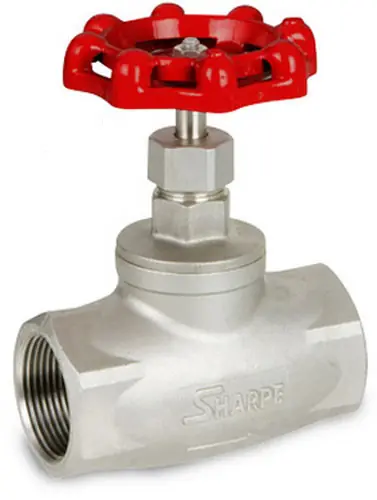 Sharpe Stainless Steel 200 WOG Globe Valve -Threaded or Socket Weld - 3/4 in. - Socket Weld