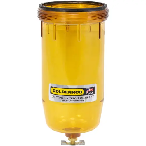 Goldenrod Replacement Bowl for 495 and 496 Series Filters