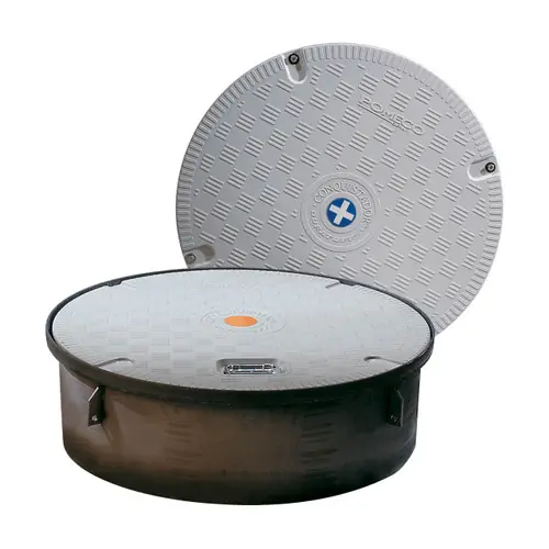 OPW 39 1/2 in. Conquistador Plus Steel Manhole Cover - Cover Only