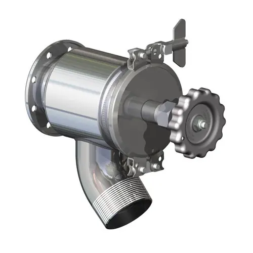 Betts 3 in. Quick Removable Bonnet Hydrolet Valve w/ 45° Elbow - Threaded