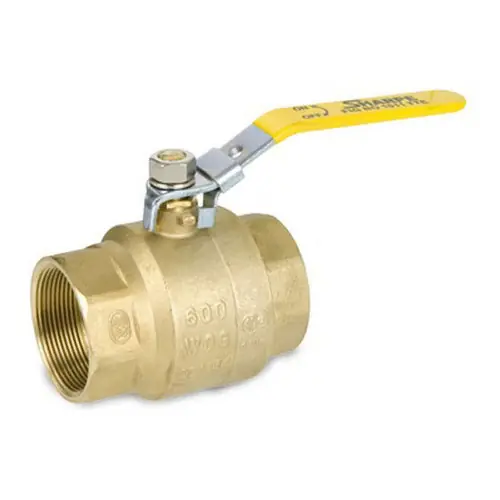 Smith Cooper 4 in. NPT Brass Ball Valve w/ Locking Handle - Full Port