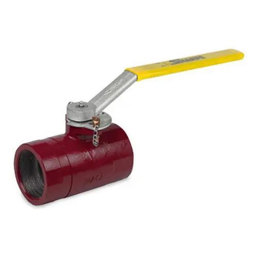 Sharpe 2 in. NPT Threaded Ductile Iron 1000 WOG Full Port Locking Ball Valve