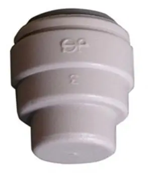 John Guest Gray Inch Acetal Fittings - End Stops