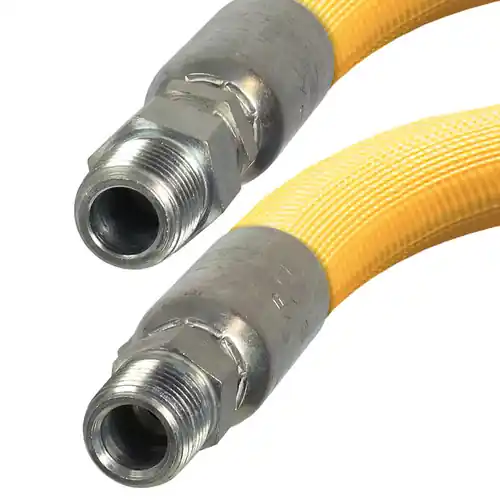 Kuriyama Kuri Tec A1661 3/8 in. 600 PSI PVC/Polyurethane Blend Reinforced Spray Hose Assemblies w/ Rigid Male NPTF x Swivel Male NPTF Ends