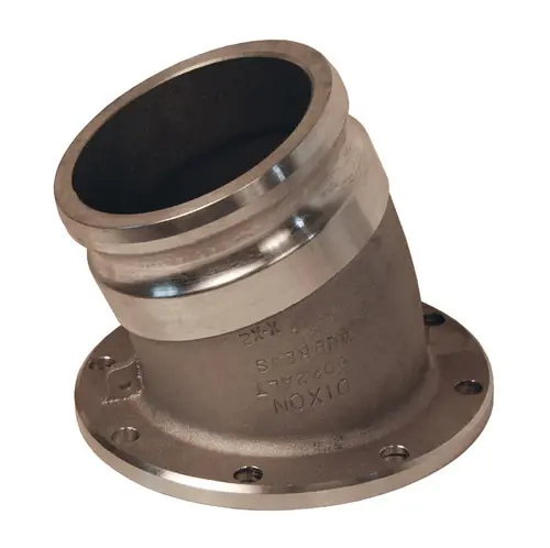 Dixon 4 in. Aluminum 22 1/2° Angle Adapter x TTMA Flange
