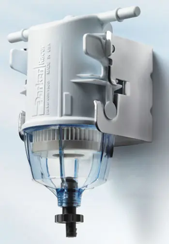 Racor SNAPP One-Piece Snap-In Fuel Filter Water Separator Assembly w/ Bracket & Drain - 10 Micron