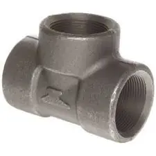 Smith Cooper 2000# Forged Carbon Steel 4 in. Tee - Threaded - Fig. 42T 2
