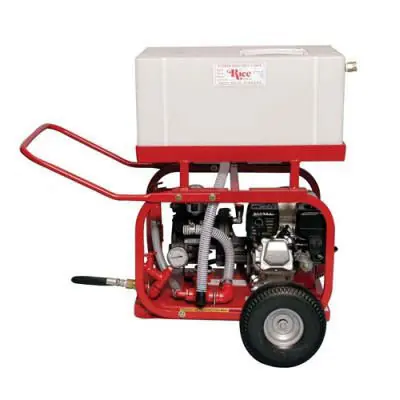 Rice Hydro DPH-3B Hydrostatic Test Diaphragm Pump- Honda Engine w/ Wheel & Handle Kit and 20 Gal Pressured Tank