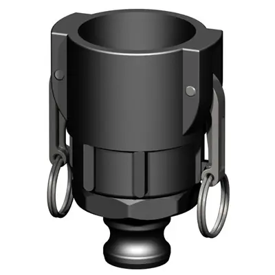 2 in. Part C Coupler X 1 in. Part A Adapter