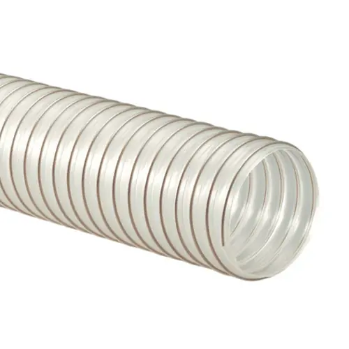 Flexaust Flexadux® PU (Flx-Thane® SD) Series 25 ft. Duct Hose (Clear)