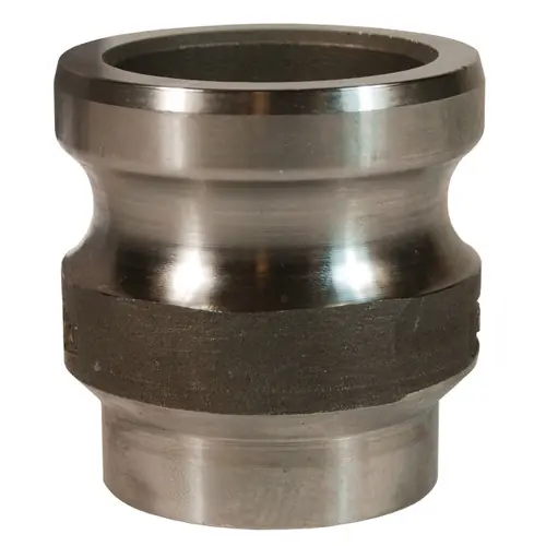 Dixon Sanitary Boss-Lock 316SS Cam & Groove Adapter x Butt Weld to Tube End
