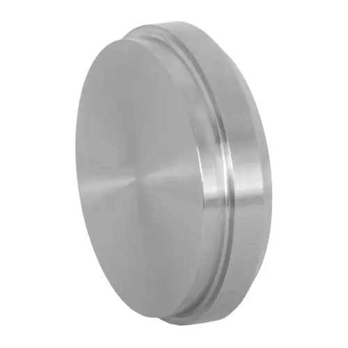 Dixon Sanitary 16A Plain Bevel Seat Solid End Caps - 304 SS