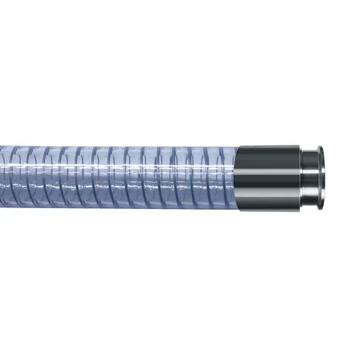 Kuriyama Polyspring K7160 2 in. Vacuum/Transfer Hose w/ Tri-Clamp Ends