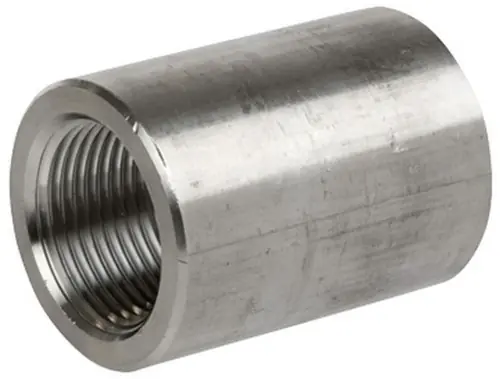 Smith Cooper 3000# Forged 316 Stainless Steel 2 1/2 in. Full Coupling Fitting - Threaded - Fig. S4036CP