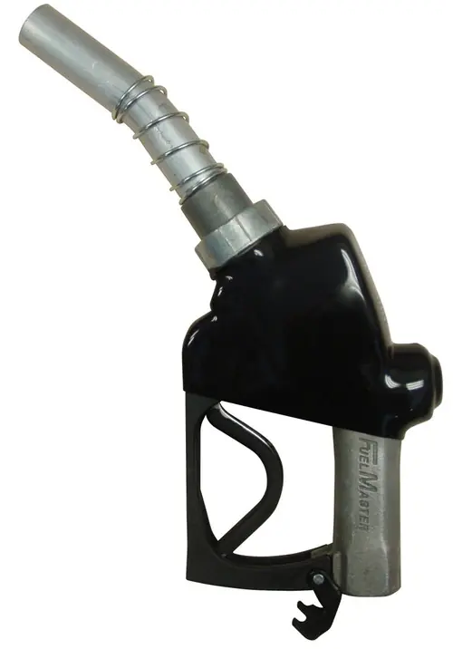 M. Carder Fuelmaster 1 in. High Flow Diesel Nozzle - Black