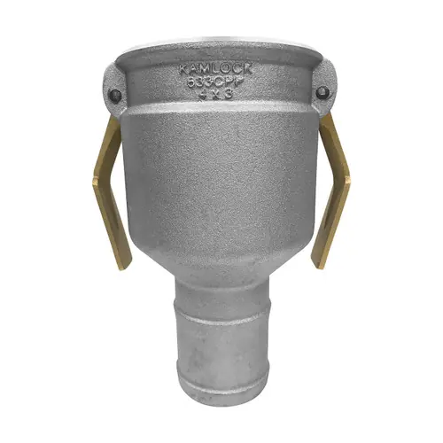 Civacon 633CPP 4 in. Female Cam x Hose Shank w/ Probe, Check Valve, & Brass Paddle Arms