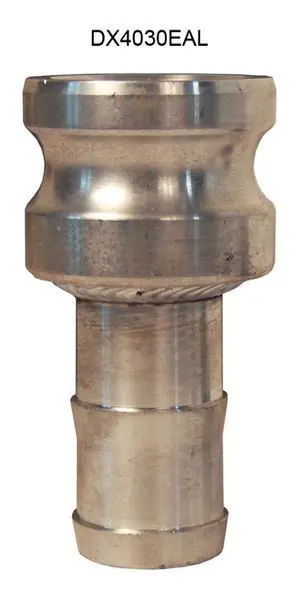 Dixon Aluminum Part E Reducing Male Adapter x Hose Shank