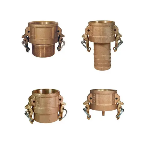 Dixon 1 in. Brass Boss-Lock Cam & Groove Couplers