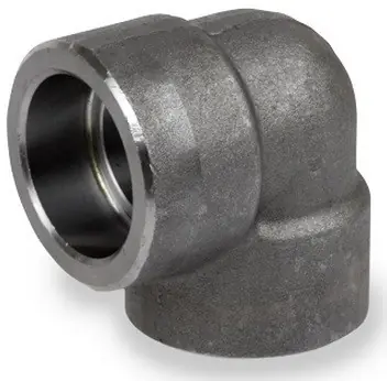 Smith Cooper 3000# Forged Carbon Steel 4 in. 90° Elbow Fitting - Socket Weld - Fig. 52E 3