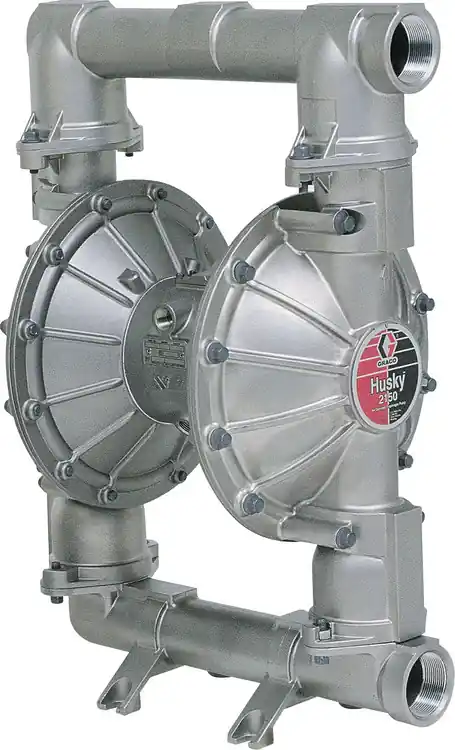 Graco Husky 2150 2 in. NPT Stainless Steel Air Diaphragm Pump w/ Santoprene Diaphragms, Balls & Seats