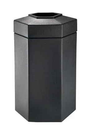 Commercial Zone 50 Gallon Hexagon Waste Container