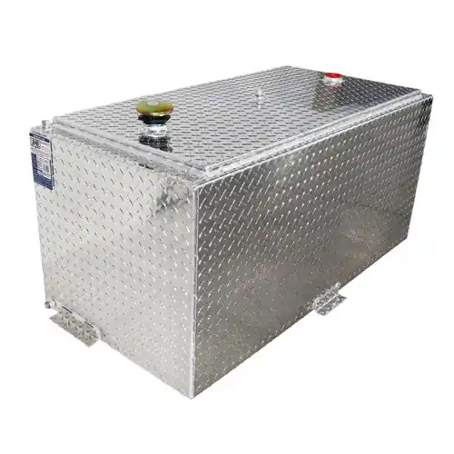 110 Gallon Aluminum Rectangle Double Wall Fuel Transfer Tank