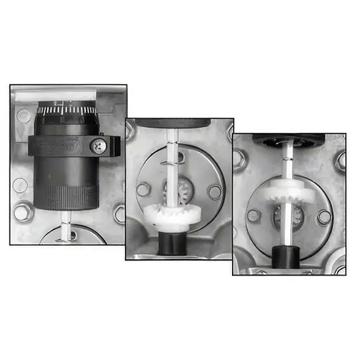 Liquid Controls M Series Meter Adjuster Kits - M15-80, MS Series, M5 and M7 without Single Dust Cover - With 42600 and Mounting Plate