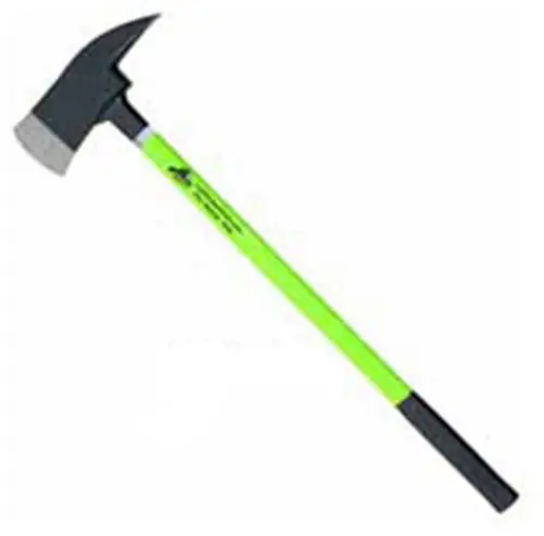 Leatherhead Tools 6 lb. Pick Axe Fiberglass Handle w/Reflective Tape - Lime