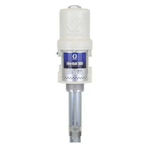 Graco Fire-Ball 300 5:1 Air Powered 2.8 GPM Piston Oil Pump - 16 Gal Cover Mount
